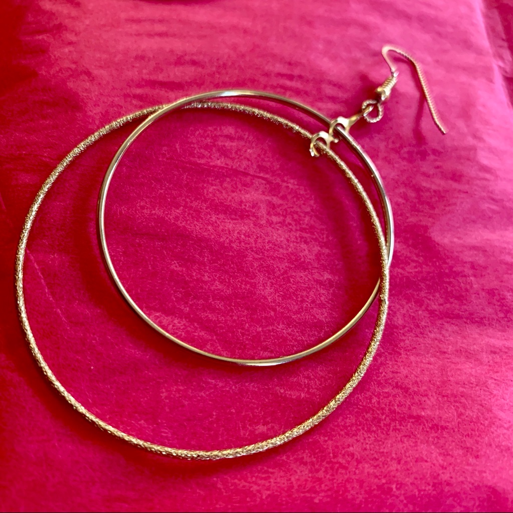 Gold Plated Hoops